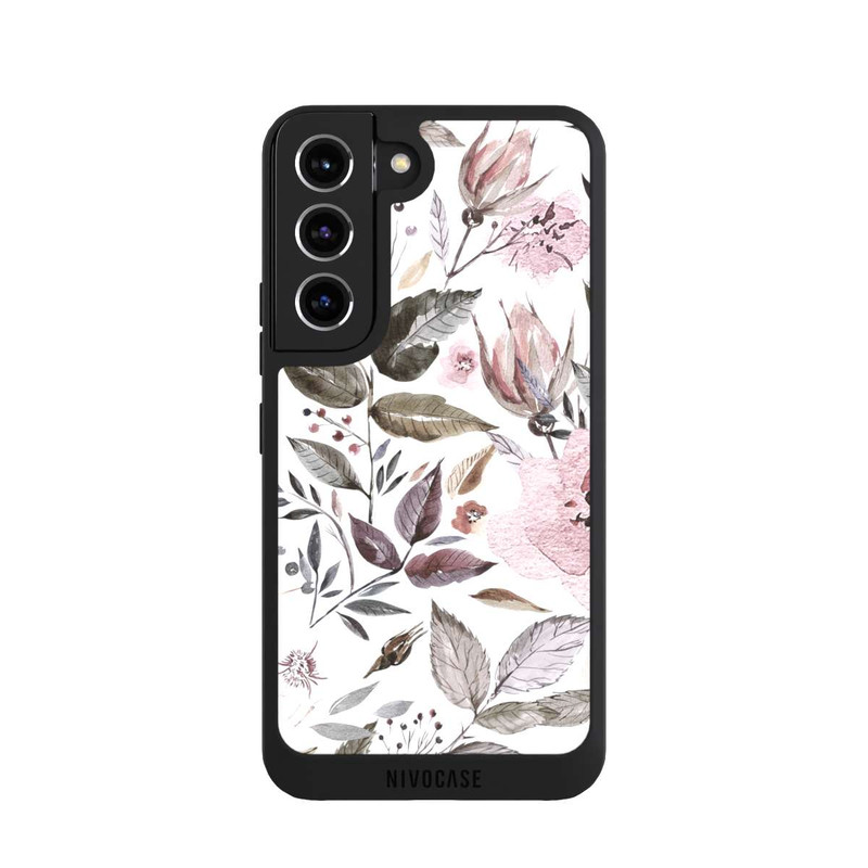 Galaxy S22 NIVOpure Aquarelle Brown Rose Flowers