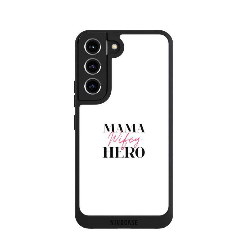 Galaxy S22 NIVOpure Mama Wifey Hero White