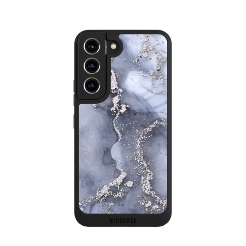 Samsung Galaxy S22 NIVOpure Encre Bleu Argent
