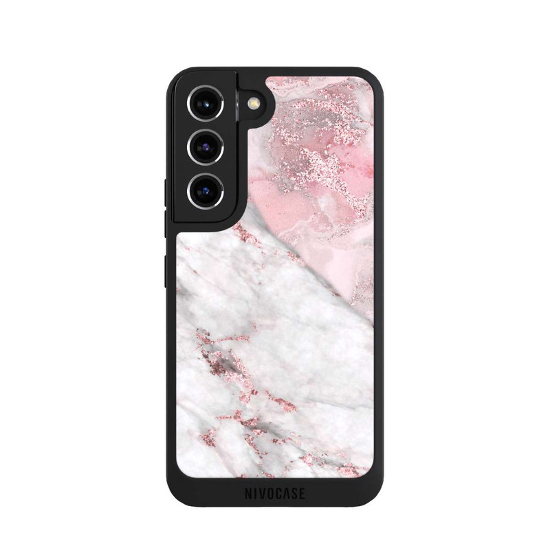 Galaxy S22 NIVOpure Marbre rose 3
