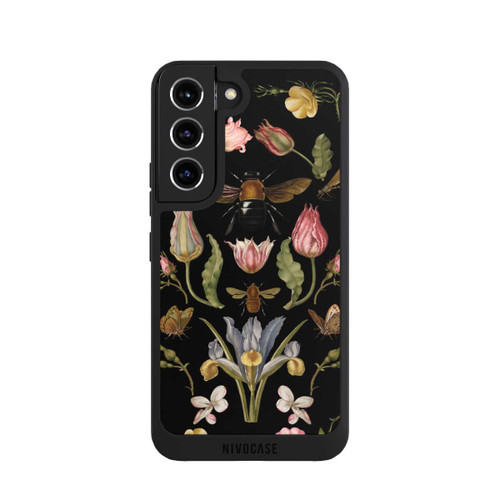Samsung Galaxy S22 NIVOpure Wildblumen und Biene Schwarz