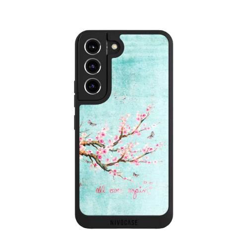 Samsung Galaxy S22 NIVOpure Cherry Blossom Tree Pattern Blue