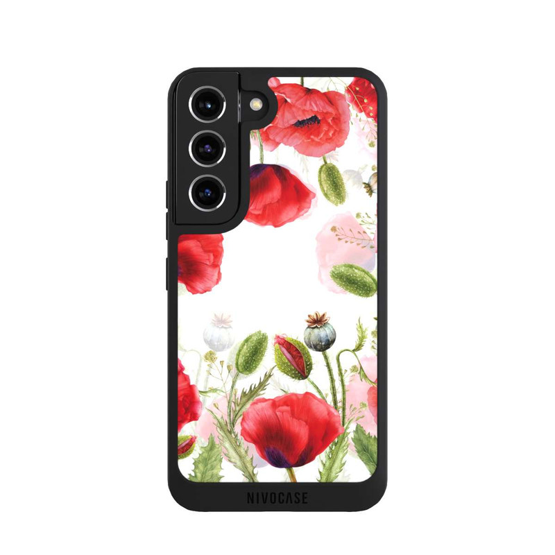 Galaxy S22 NIVOpure Cadre coquelicots