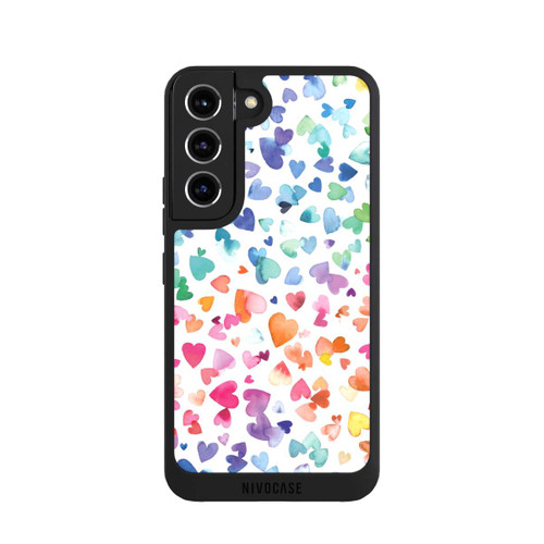 Samsung Galaxy S22 NIVOpure Liebesherzen aquarell