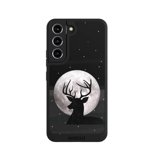 Samsung Galaxy S22 NIVOpure Hirsch &amp; Mond Silber