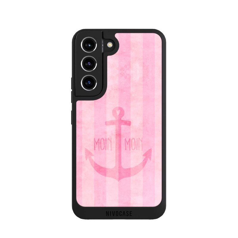 Galaxy S22 NIVOpure Moin Moin Stripes Pink