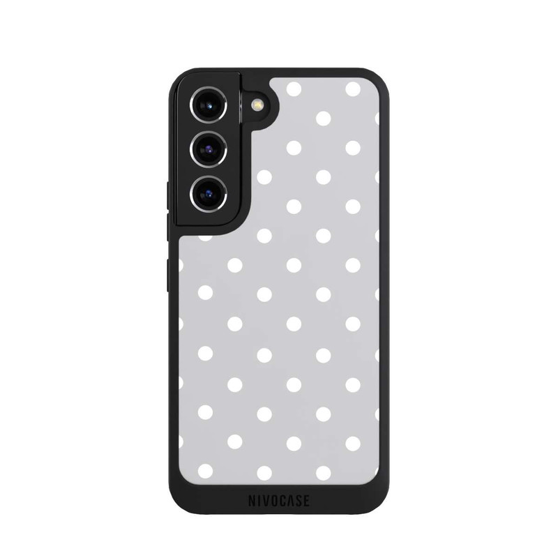 Galaxy S22 NIVOpure Polka Dots Gris