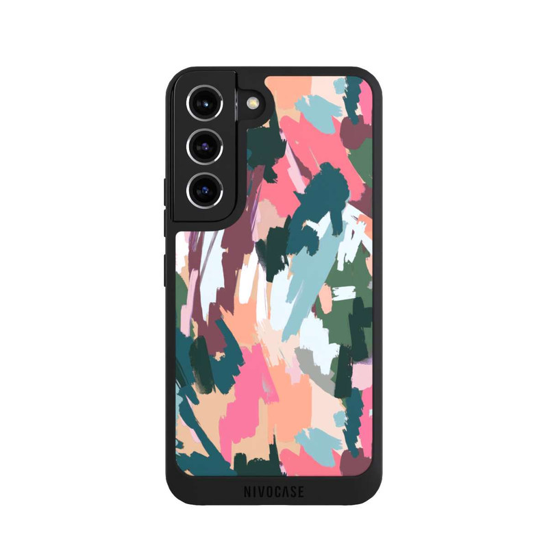 Galaxy S22 NIVOpure Abstrait Artistique Texture Rose