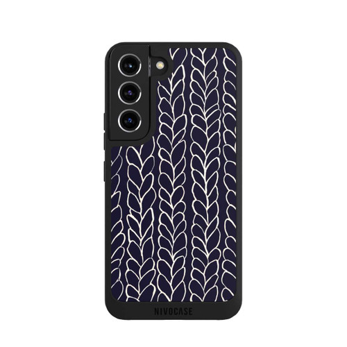 Samsung Galaxy S22 NIVOpure gezeichnete Wollzöpfe Marine
