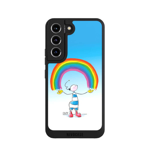 Samsung Galaxy S22 NIVOpure Regenbogen Blau