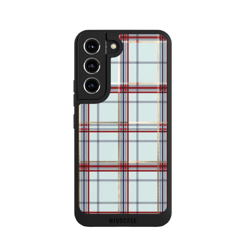 Galaxy S22 NIVOpure Tartan Blue