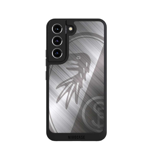 Samsung Galaxy S22 NIVOpure SC Freiburg Glänzendes Metall Hintergrund