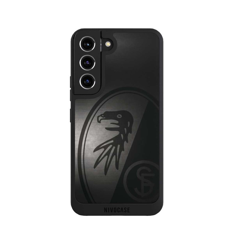 Galaxy S22 NIVOpure SC Freiburg Dot Metall Hintergrund