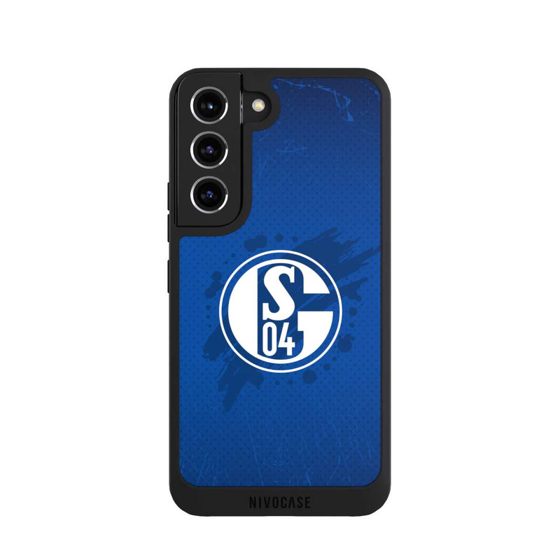 Galaxy S22 NIVOpure Schalke 04 Farbe Fleck Blau