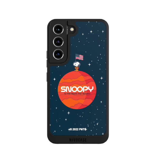 Samsung Galaxy S22 NIVOpure Snoopy Weltraumreisender Orange