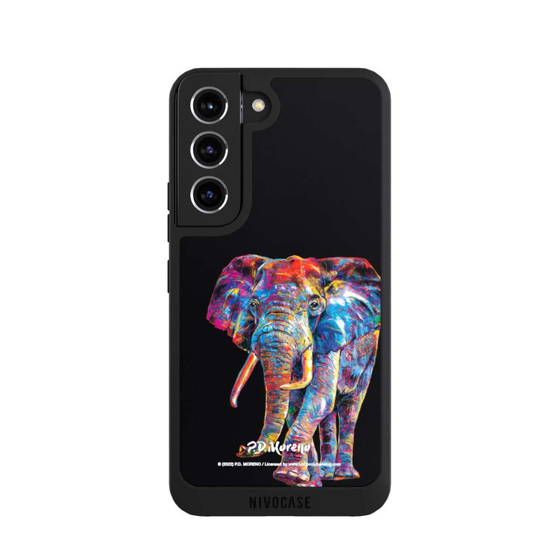 Galaxy S22 NIVOpure Elephant Art By P.D. Moreno