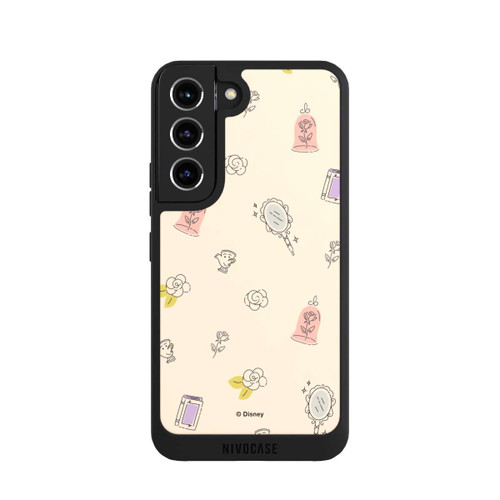 Samsung Galaxy S22 NIVOpure Princess Accessoires Pattern Beige Disney Princess 