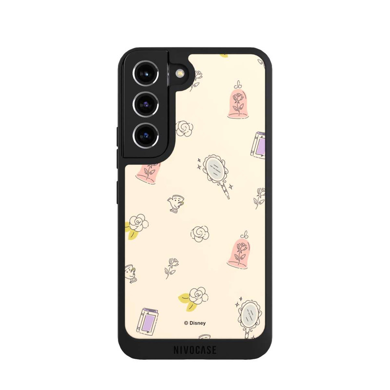 Galaxy S22 NIVOpure Princess Accessoires Pattern Beige Disney Princess 