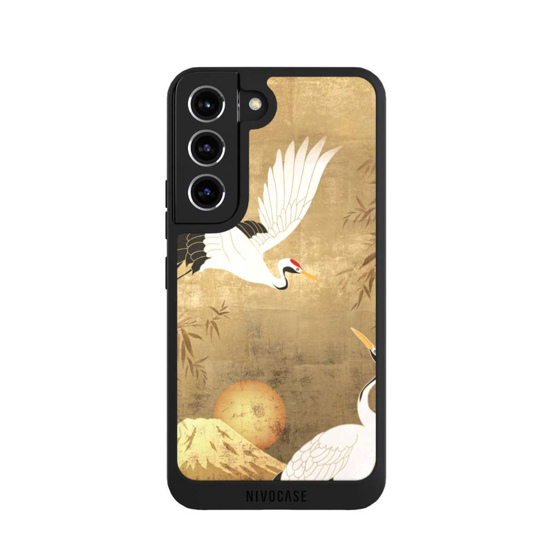 Galaxy S22 NIVOpure Kraniche Gold Japan 1