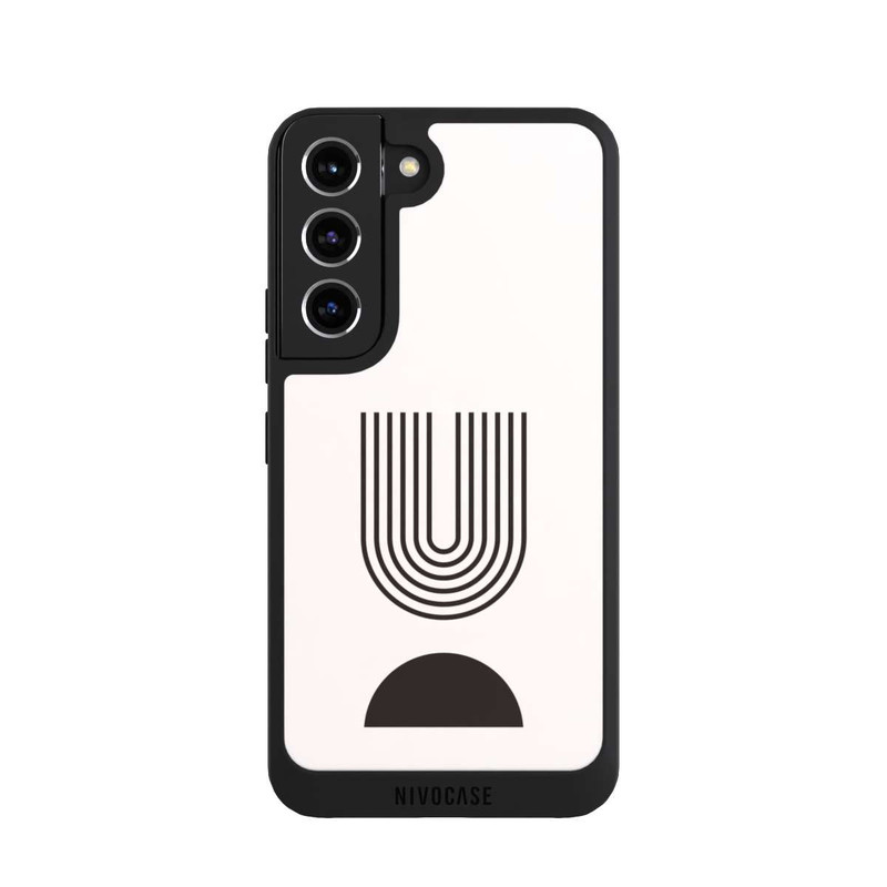 Galaxy S22 NIVOpure Art moderne Lignes noires
