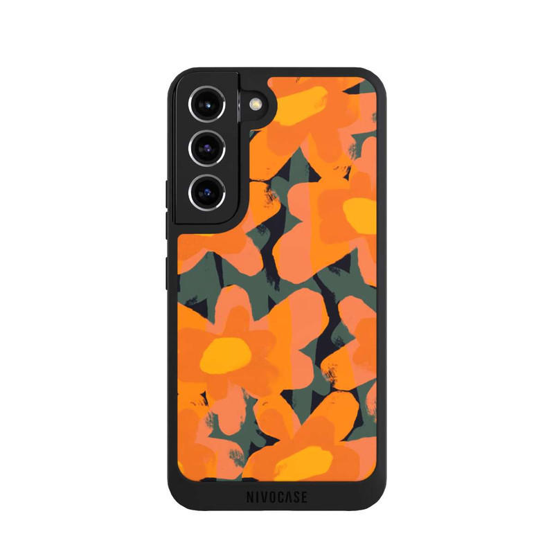 Galaxy S22 NIVOpure Blumenwiese Orange