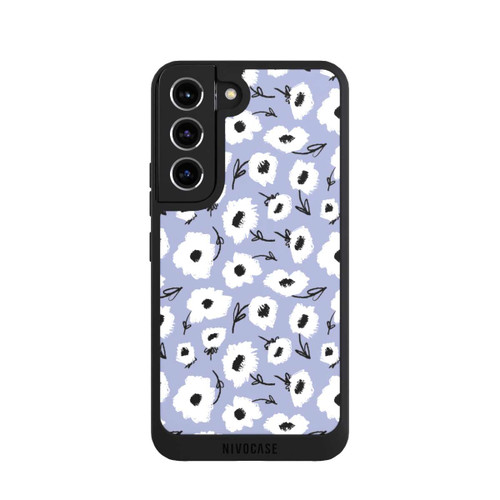 Samsung Galaxy S22 NIVOpure Flower Pattern Lila