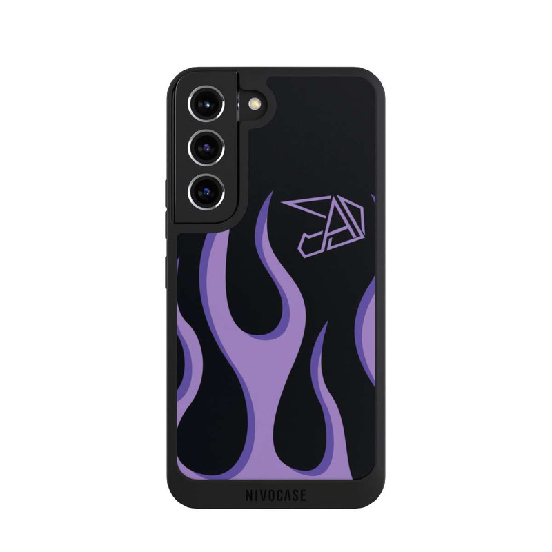 Galaxy S22 NIVOpure Flammes violettes