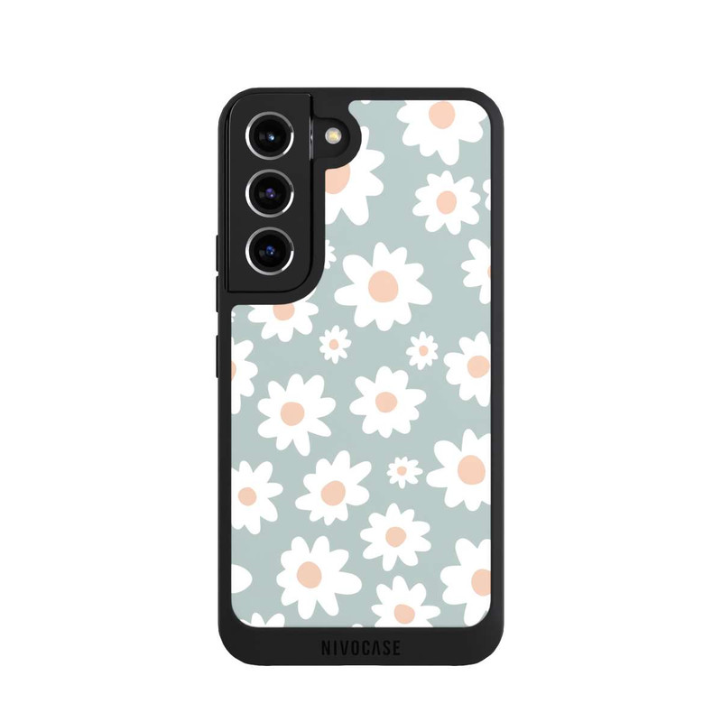 Galaxy S22 NIVOpure Marguerites Pattern Vert