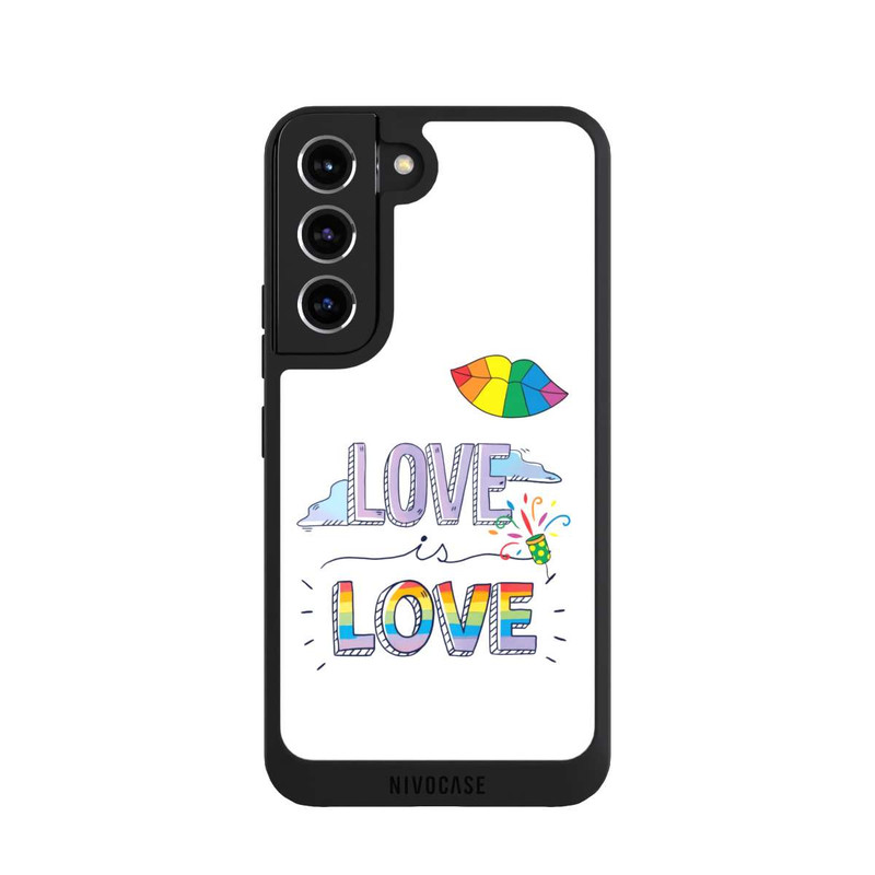 Galaxy S22 NIVOpure Love is Love Arc-en-ciel