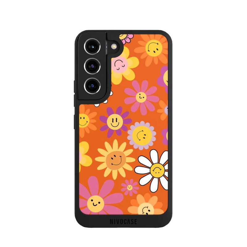 Galaxy S22 NIVOpure Smiles Orange Flowers