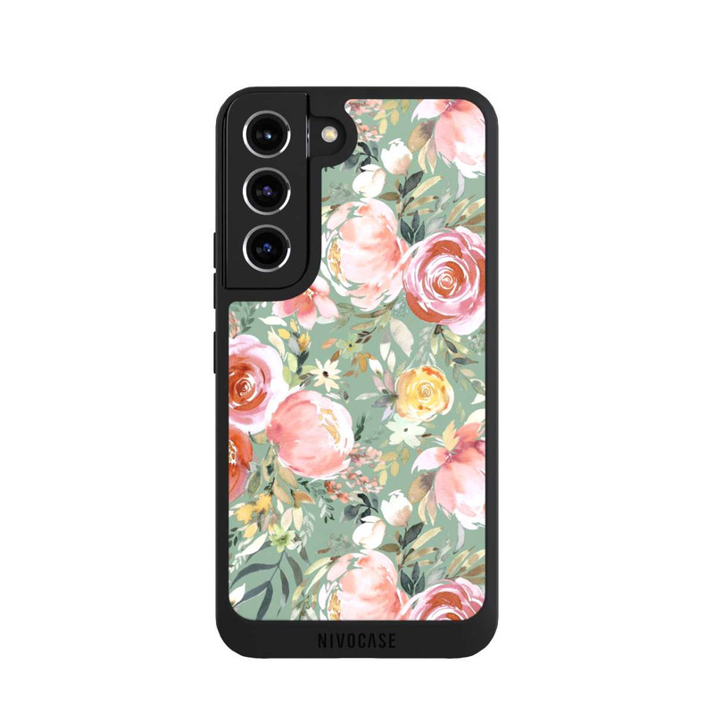 Galaxy S22 NIVOpure Bouquet de Pivoines Pastelles
