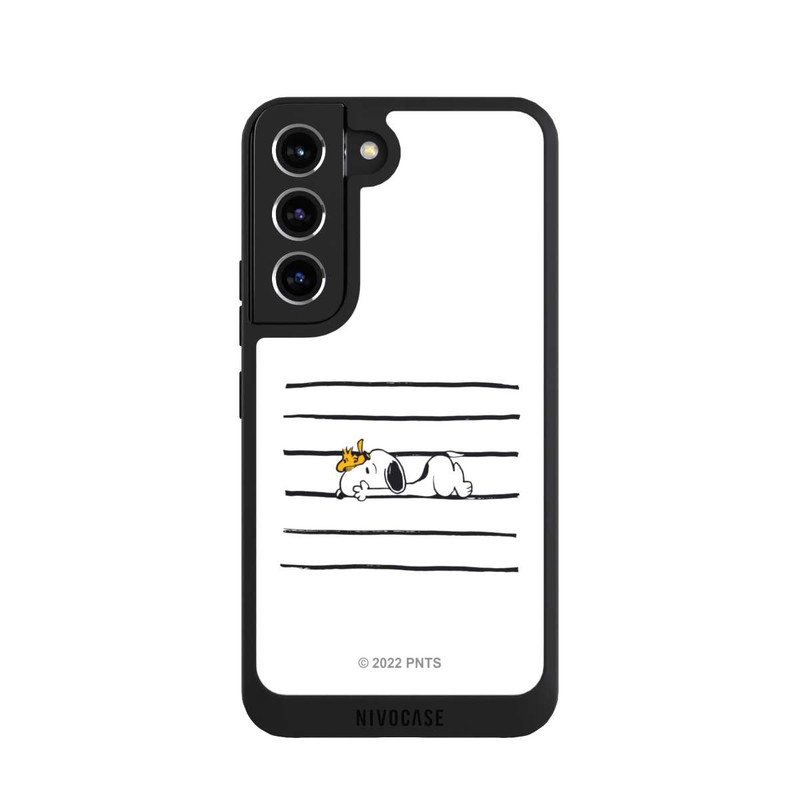 Galaxy S22 NIVOpure Snoopy Woodstock Stripes