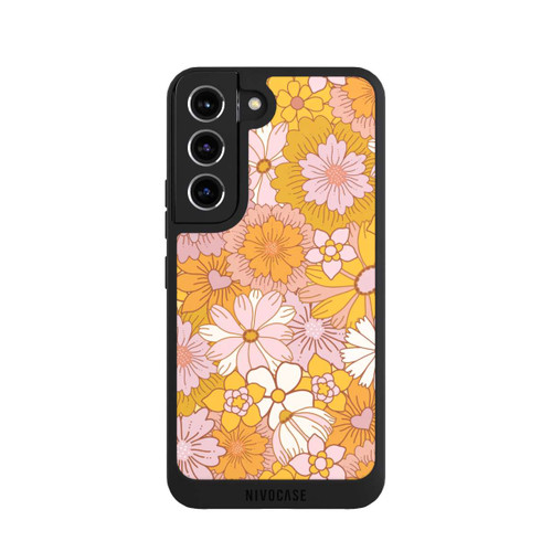 Samsung Galaxy S22 NIVOpure Retro Flower Walpaper Yellow