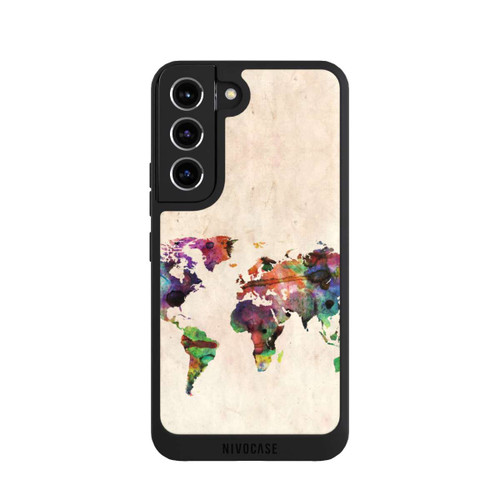 Samsung Galaxy S22 NIVOpure World Map by Michael Tompsett