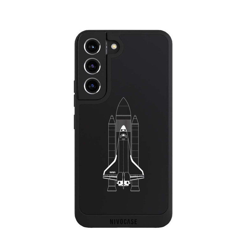 Galaxy S22 NIVOpure Navette spatiale blanc sur noir
