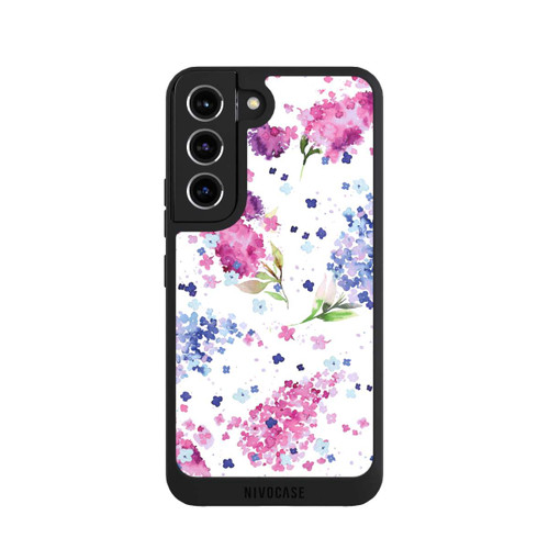 Samsung Galaxy S22 NIVOpure Hortensien Lila und Rosa Blumen