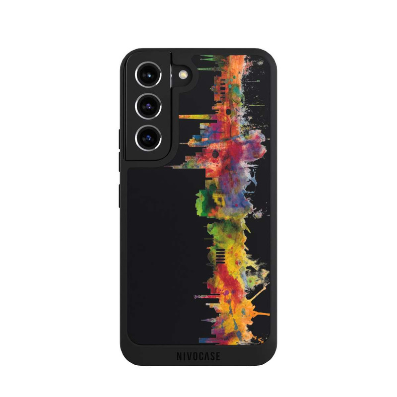 Galaxy S22 NIVOpure Ligne d'horizon de Berlin Noir