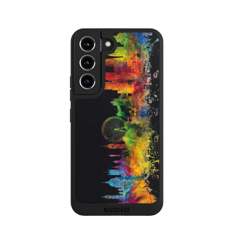 Galaxy S22 NIVOpure London Skyline Black