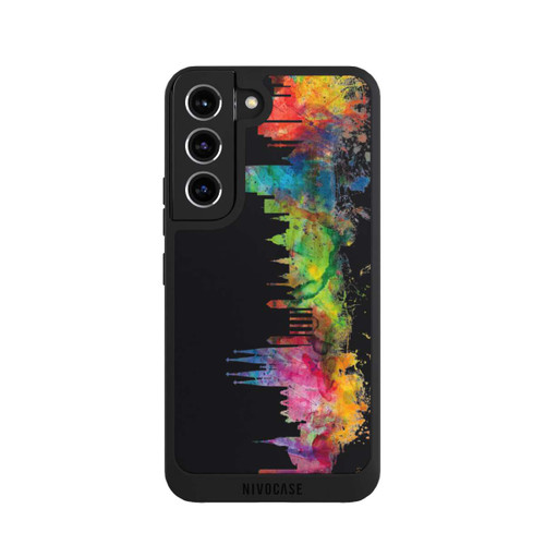 Samsung Galaxy S22 NIVOpure Barcelona Spanien Skyline Schwarz