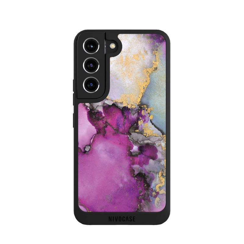 Galaxy S22 NIVOpure Alcohol Ink Art Pink