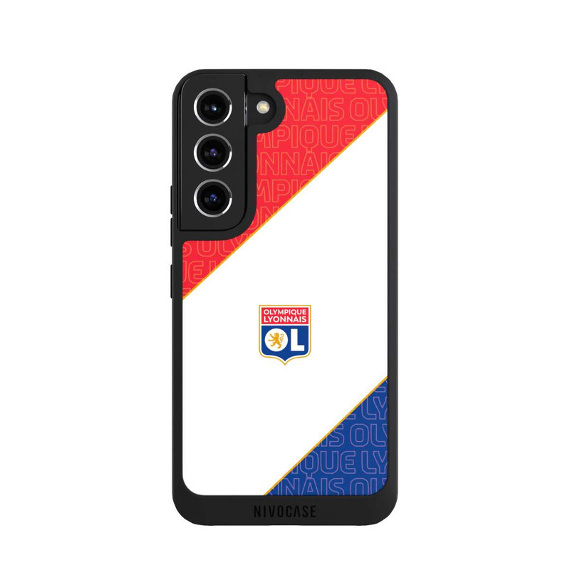 Galaxy S22 NIVOpure Logo OL rouge et bleu