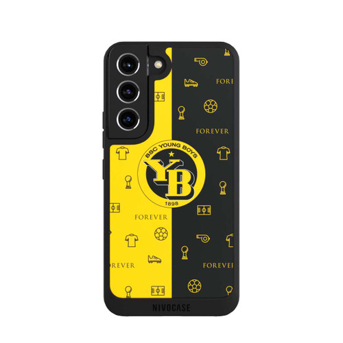 Samsung Galaxy S22 NIVOpure BSC YB Gelb Schwarz Muster