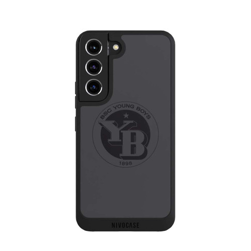 Samsung Galaxy S22 NIVOpure BSC YB Logo Grau