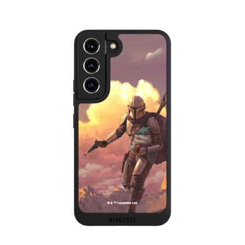 Samsung Galaxy S22 NIVOpure Der Mandalorianer und Grogu Sonnenguntergang Wolken