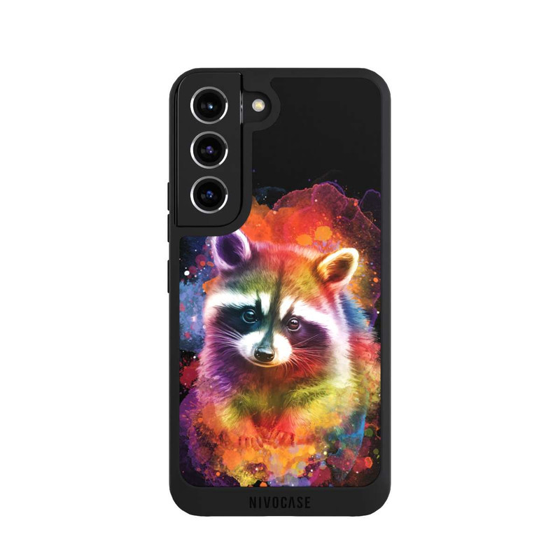 Galaxy S22 NIVOpure Joyeux raton laveur noir