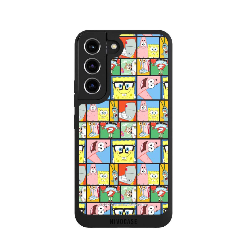Galaxy S22 NIVOpure Motif de mémoire des amis de Bob l'éponge