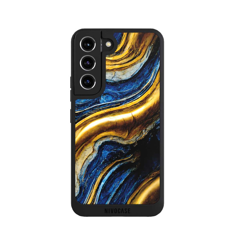 Galaxy S22 NIVOpure Royal Blue And Gold Look Structure