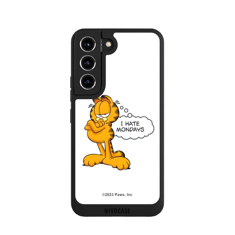 Galaxy S22 NIVOpure Garfield Je déteste les lundis Blanc