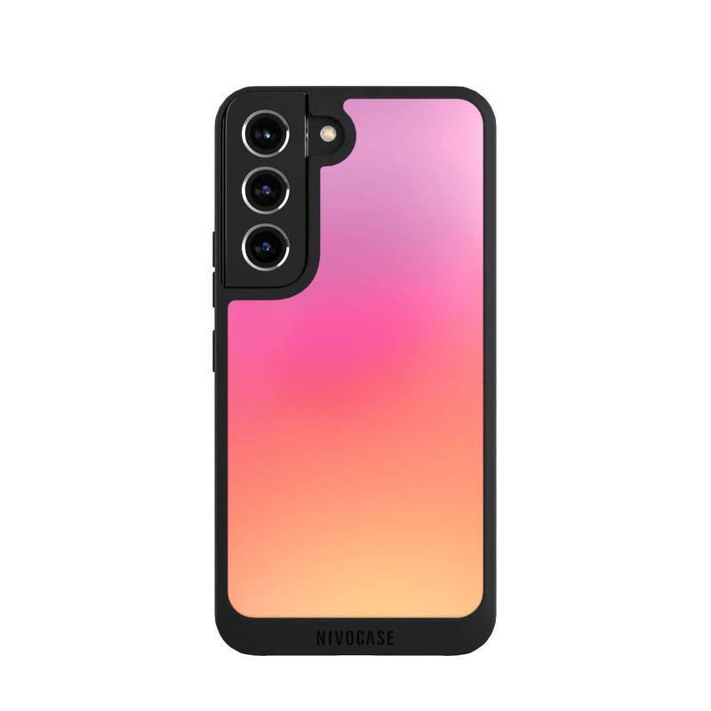 Galaxy S22 NIVOpure Pastell Pink Glitch