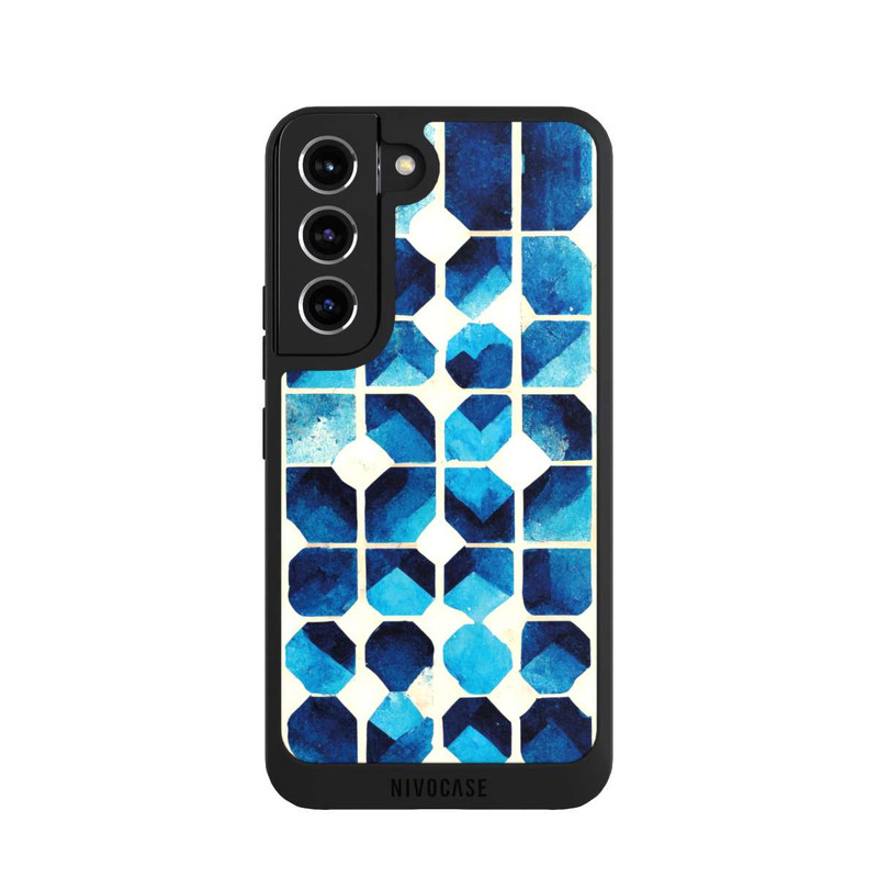 Galaxy S22 NIVOpure Motif bleu